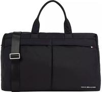 Tommy Hilfiger TH Signature Duffle SP24 in Black (34.5 Liter), Weekender