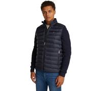 Tommy Hilfiger Herren Weste Core Packable Recycled mit Stehkragen, Blau (Desert Sky), XXXL