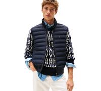 Tommy Hilfiger Regular Fit Steppweste mit abnehmbaren Kapuze in Marine, Größe M