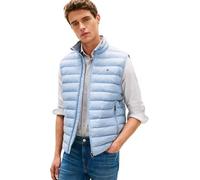 Steppweste TOMMY HILFIGER "PACKABLE RECYCLED VEST", Herren, Gr. XXL, brisk blau, Web, Obermaterial: 100% Polyamid, normal hüftlang, Westen Steppweste, mit Logostickerei (77962855-XXL) brisk blau
