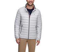 Tommy Hilfiger Herren Wetlook Wasserabweisende Ultra Loft Daunen-Alternative Pufferjacke Jacke, Ice Wet Look, XL
