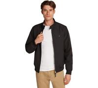 Blouson TOMMY HILFIGER "HARRINGTON JACKET", Herren, Gr. L, schwarz, Web, Obermaterial: 54% Elastomultiester, 46% Polyester, normal hüftlang, Rippbündchen, Jacken (50603563-L) schwarz