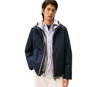 Tommy Hilfiger Herren Windbreaker Jacke Hooded Leicht, Blau (Desert Sky), S