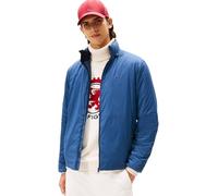 Tommy Hilfiger Herren Windbreaker Jacke Lightweight Blouson mit Stehkragen, Blau (Aegean Sea), L