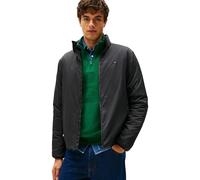 Tommy Hilfiger Herren Windbreaker Jacke Lightweight Blouson mit Stehkragen, Schwarz (Black), XXL
