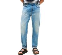 5-Pocket-Jeans TOMMY HILFIGER "REGULAR TAPERED HARLEM", Herren, Gr. 32, Länge 32, taj blau, Denim/Jeans, Obermaterial: 100% Baumwolle, normal lang, Jeans 5-Pocket-Jeans, Straight Fit Jeans (55886237-3