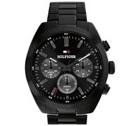 Tommy Hilfiger Chronograph Quarz-Herrenuhr Hudson 1710724 – schwarzes Edelstahlarmband
