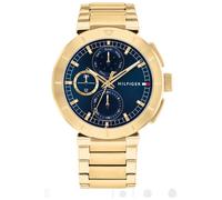 Tommy Hilfiger Multi Zifferblatt Quarz Uhr für Herren mit Goldfarben Edelstahlarmband - 1792118