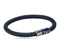 Tommy Hilfiger Herrenschmuck geflochtenes Lederarmband Farbe: Navy (Modell: 2790294)