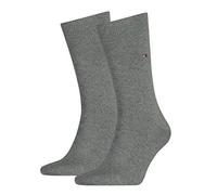 Tommy Hilfiger Herrensocken Doppelpack mittelgrau Größe 47-49
