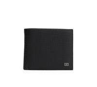 Tommy Hilfiger - Hilfiger Flag Bifold-Brieftasche aus Leder schwarz - Gr. - OS