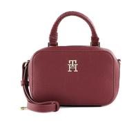 Umhängetasche TOMMY HILFIGER "TH EMBLEM TRUNK" Gr. B/H/T: 18 cm x 12 cm x 7 cm, rot (dunkelrot) Damen Taschen Handtaschen im handlichen Design (98511658-0)