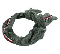TOMMY HILFIGER Hilfiger Flag Knit Scarf Dark Grey