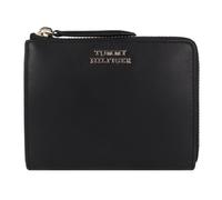 Tommy Hilfiger Damen Portemonnaie Hilfiger Leather Med Za Klein, Schwarz (Black), Einheitsgröße