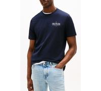 Tommy Hilfiger Regular Fit T-Shirt aus reiner Baumwolle in Dunkelblau, Größe L