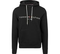 Tommy Hilfiger Herren Hoodie Core Tommy Logo mit Kapuze, Schwarz (Jet Black), M