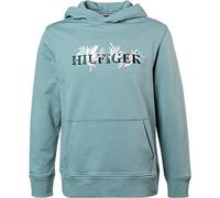 Tommy Hilfiger Hoodie Herren Regular Fit Baumwolle blau Logo und Motiv, XXL