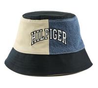 Tommy Hilfiger Hut Youth Varsity Reversible Bucket Hat Savannah Sand/Denim blau