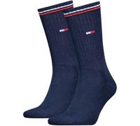 Tommy Hilfiger Socken TH UNI TJ SOCK 2P ICONIC Damen 39-42 Blau (Schwarz Navy) Baumwollmischung