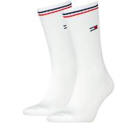 Tommy Hilfiger Socken TH UNI TJ SOCK 2P ICONIC Damen 39-42 Weiß Baumwollmischung