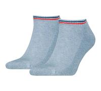 Tommy Hilfiger Sneaker Socken Herren & Damen Füsslinge 4-er Pack, Farbe:Light Blue Melange, Socken & Strümpfe:35-38