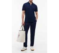 Tommy Hilfiger Interlock Zip Regular Polo Carbon Navy Größe: L | Poloshirts Outlet | Herren | Blau