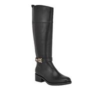Tommy Hilfiger Ionni Damen Kniehohe Stiefel, Schwarz 002, 41 EU
