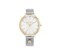 Tommy Hilfiger Iris Damen-Armbanduhr Analog Quarz mit Edelstahlarmband 1782586, Silber, Einheitsgröße, klassisch, Silber, Taille Unique, Klassisch