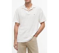 Tommy Hilfiger Jacquard Classic Fit Ivory Petal Größe: M | Poloshirts Outlet | Herren | Weiß