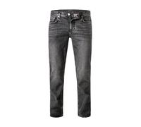 Tommy Hilfiger Jeans Herren Straight Fit Baumwoll-Stretch grau, 38/32