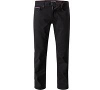 Tommy Hilfiger Jeans Herren Straight Fit Baumwoll-Stretch schwarz, 32/34