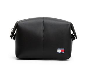 Tommy Hilfiger Jeans TJM Heritage Kulturbeutel Leder 20 cm schwarz