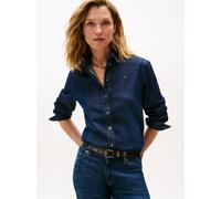 Tommy Hilfiger Jeansbluse Damen Baumwolle blau, 34