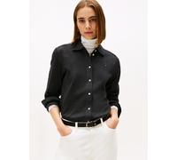 Tommy Hilfiger Jersey-Bluse Damen anthrazit, S