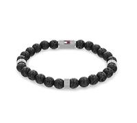 Armband TOMMY HILFIGER "Schmuck Edelstahl Armschmuck" Armbänder Gr. Edelstahl, schwarz (edelstahlfarben, blau, rot, weiß, schwarz, schwarz) Herren Hochzeitsmode zu Hoodie, Shirt, Jeans, Sneaker, Tommy Jeans (45322316-0)