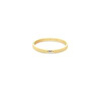 Armspange TOMMY HILFIGER "STRIPES", gelbgoldfarben, rot, weiß, blau, kristallweiß, kristallweiß, Armbänder, Damen, Edelstahl, Armspange, mit Glasstein - Emaille (96351437-0) gelbgoldfarben, rot, weiß,