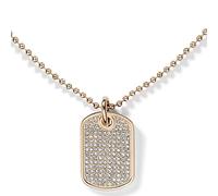 Tommy Hilfiger Jewelry Damen-Kette mit Anhänger Classic Signature Edelstahl Gold 61 cm - 2700749