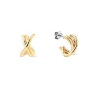 Tommy Hilfiger Jewelry Doppeltes Ketten-Armband oder Halskette für Damen, oder Ohrringe aus Edelstahl mit einem Nautischen Knoten - Erhältlich in Silber, Gold oder Bicolor