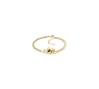 Tommy Hilfiger Jewelry Doppeltes Ketten-Armband oder Halskette für Damen, oder Ohrringe aus Edelstahl mit einem Nautischen Knoten - Erhältlich in Silber, Gold oder Bicolor
