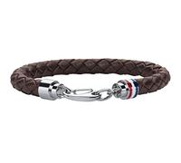 Tommy Hilfiger Jewelry Geflochtenes Lederarmband für Herren - Erhältlich aus Braune oder Schwarze Farbe