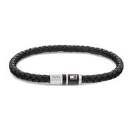 Tommy Hilfiger Jewelry Geflochtenes Lederarmband für Herren - Erhältlich aus Schwarz, Blau und Braun