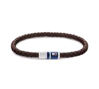 Tommy Hilfiger Jewelry Geflochtenes Lederarmband für Herren - Erhältlich aus Schwarz, Blau und Braun