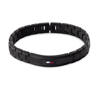 Tommy Hilfiger Jewelry Gliederarmband für Herren aus Edelstahl - Erhältlich aus Schwarz oder Silber