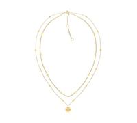 Tommy Hilfiger Jewelry Halskette mit Anhänger für Damen Kollektion aus Edelstahl und Gelbgold-beschichtung - 2781010