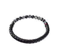 Tommy Hilfiger Jewelry Lederarmband für Herren aus Leder Schwarz - 2790473