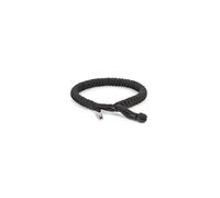 Armband TOMMY HILFIGER "AXEL, 2790592, 2790593, 2790594, 2790595", bunt (schwarz, edelstahlfarben, weiß, blau, rot), Armbänder, Herren, Nylon-Edelstahl, Nylon, Edelstahl (37382448-0) schwarz, edelstah