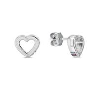 Tommy Hilfiger Jewelry Steckerohrringe für Damen aus Edelstahl in Herzform - 2780971