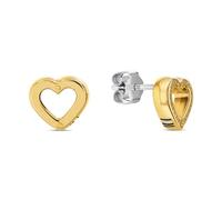 Tommy Hilfiger Jewelry Steckerohrringe für Damen in Gelbgold in Herzform - 2780972