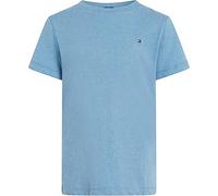 Tommy Hilfiger Jungen Boys Basic Cn Knit S/S Kb0kb04140 Kurzarm Strickoberteile, Blau (Dark Allure Heather), 8 Jahre EU
