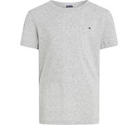 Tommy Hilfiger Jungen T-Shirt Kurzarm Rundhalsausschnitt, Grau (Grey Heather), 12 Monate